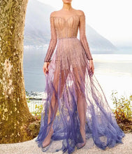 Load image into Gallery viewer, Mermaid Elegant See Through Gown