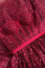 Carica l'immagine nel visualizzatore di Gallery, Sequin Corset  Dress