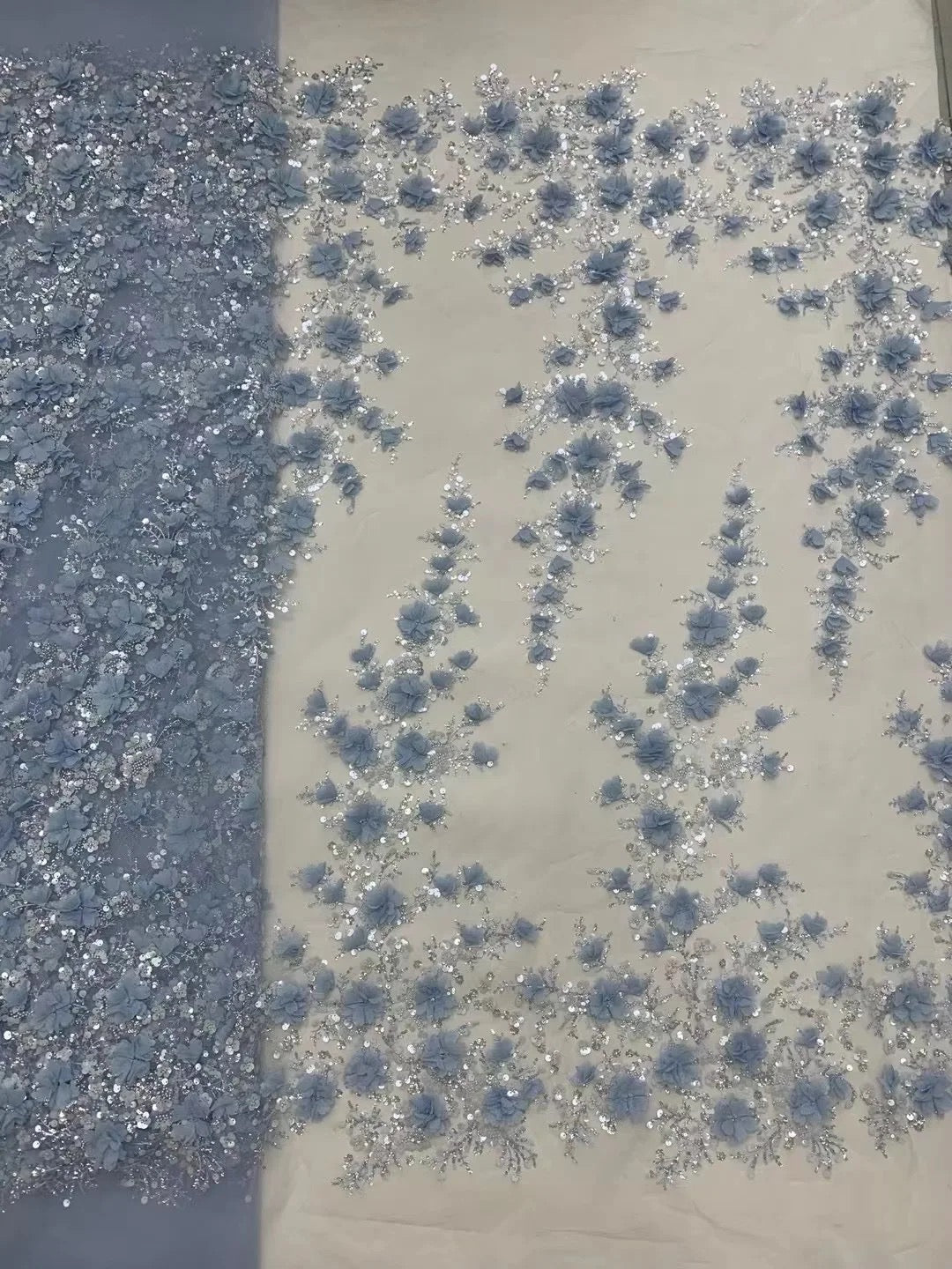 Beads Net Sequins Fabric