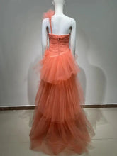 Carica l'immagine nel visualizzatore di Gallery, Mesh Peach Fuzz Fairy Dress