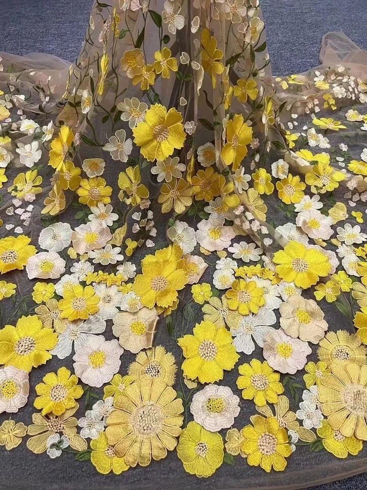 Lace Flower Applique Dress