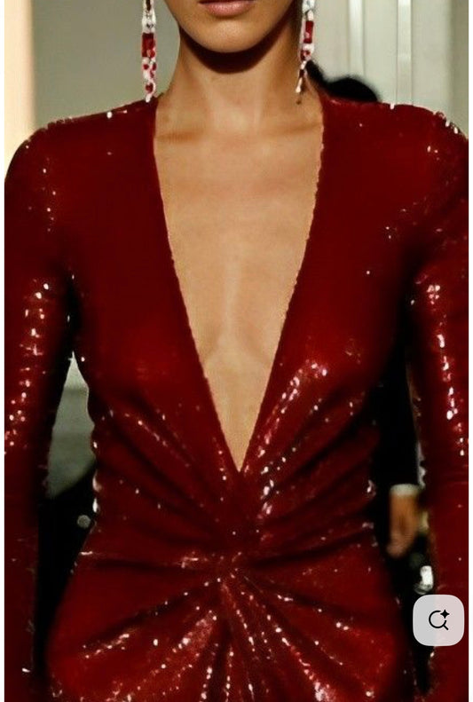 Sparkly Red Dress