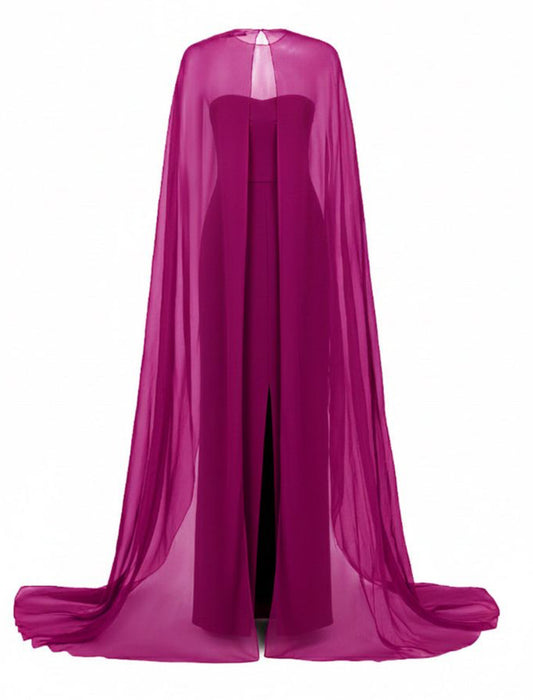Majestic Orchid Cape Dress