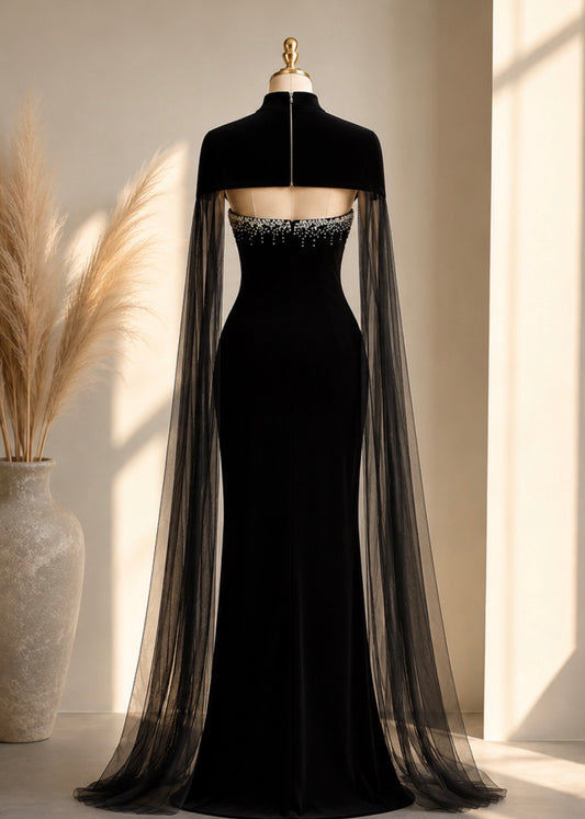 The Noir Crystal Gown