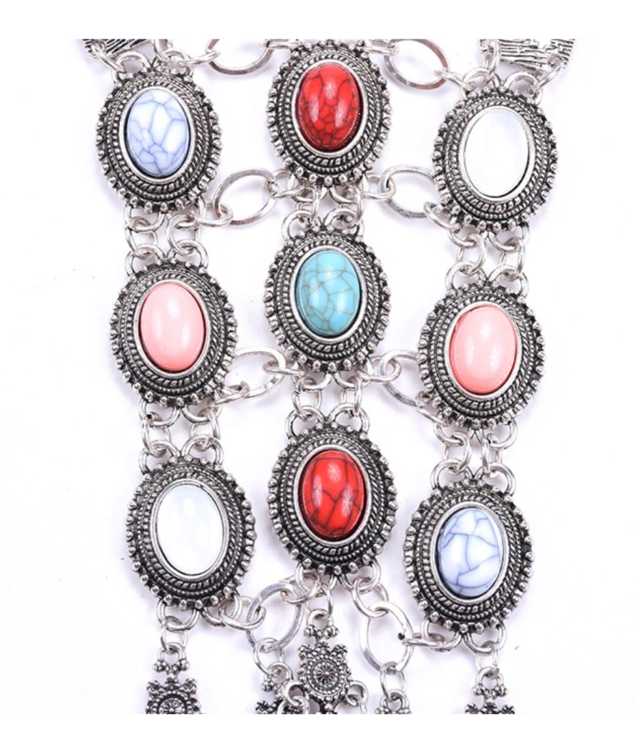 Metal Tassel Necklace