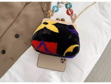 Load image into Gallery viewer, Multi Color Soft Fur Crossbody Bag