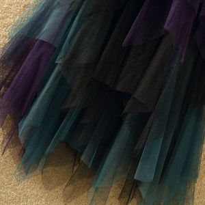 Contrast Colour Tulle Skirt