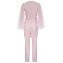Load image into Gallery viewer, Spring Pink Evening Runway Suit Set