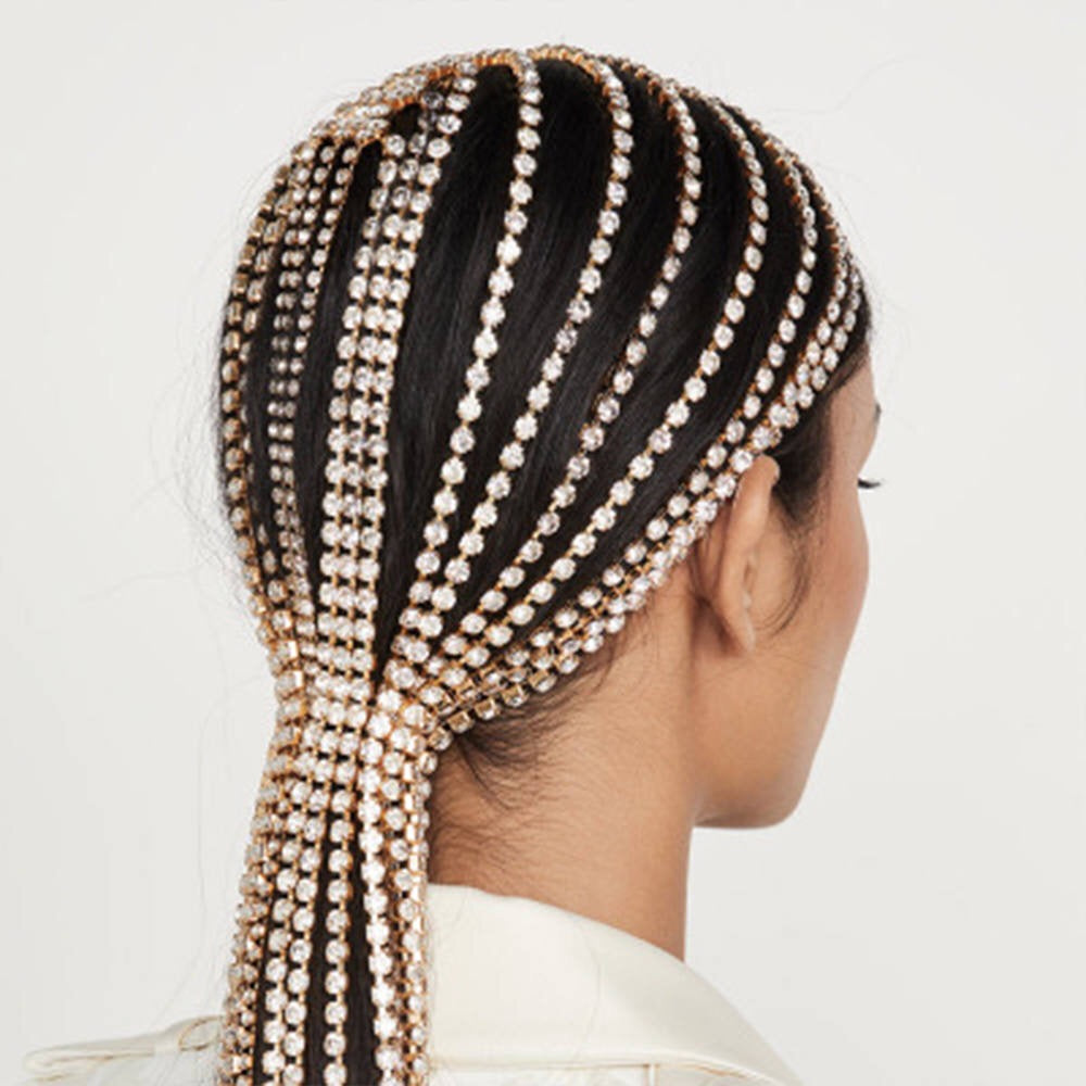 Rhinestone Head Chain