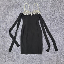 Load image into Gallery viewer, Handmade Pearl Sling Strappy Dress