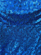 Charger l'image dans la galerie, Elegant Blue Sequin Split Bodycon Gown