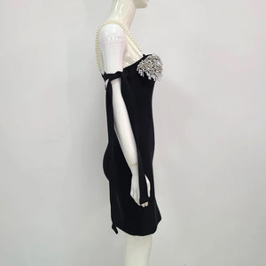 Handmade Pearl Sling Strappy Dress