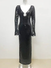 Charger l&#39;image dans la galerie, Sequin Celebrity Evening Dress