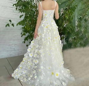 Lace Flower Applique Dress