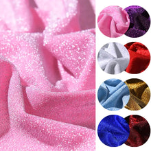 Carregar imagem no visualizador da galeria, Sparkly Shimmer Glitter Mesh Fabric