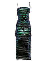 Load image into Gallery viewer, Sequins Spaghetti Strap Sling Cocktail Dress