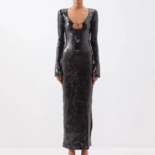 Charger l&#39;image dans la galerie, Sequin Celebrity Evening Dress