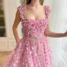 Load image into Gallery viewer, Summer Flowers Prom Gown