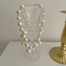 Carregar imagem no visualizador da galeria, Beads Pearl Collarbone Choker