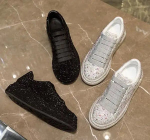 Platform Rhinestones Sneakers