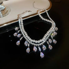 Carregar imagem no visualizador da galeria, Pearl Tassel Water Drop Necklace