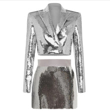 Carregar imagem no visualizador da galeria, Sequins Two-piece Set