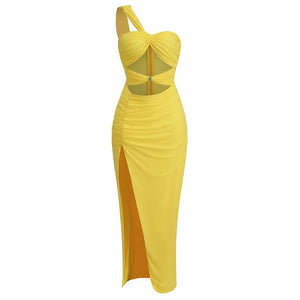 High Split Hollow Out Evening Dress