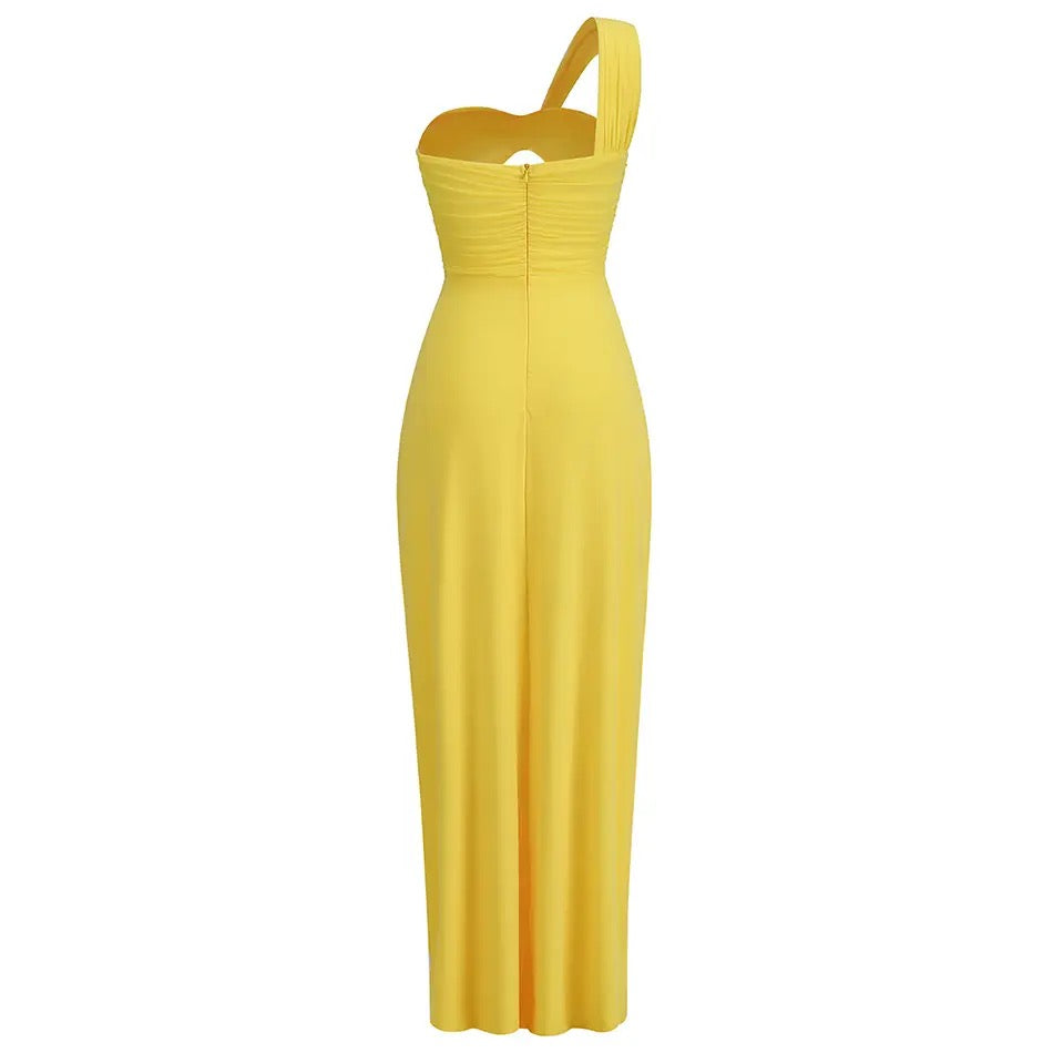 High Split Hollow Out Evening Dress