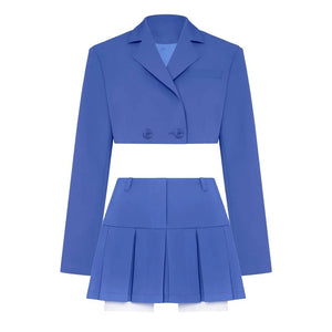 Blazer Skirt Matching Set