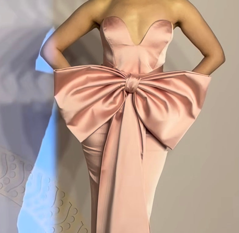 Bow Pink Gown