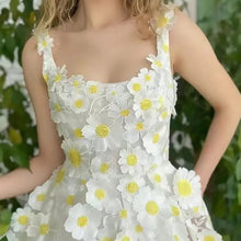 Cargar imagen en el visor de la galería, Lace Flower Applique Dress