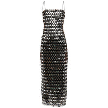 Load image into Gallery viewer, Sequins Spaghetti Strap Sling Cocktail Dress