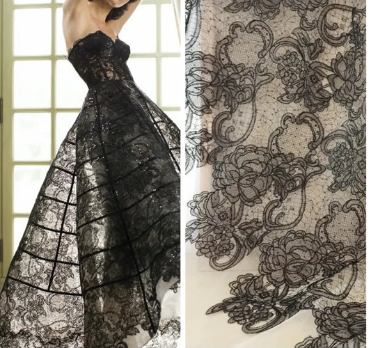 Black Lace Evening Dresses