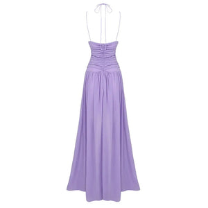 Purple Spaghetti Strap Sundress