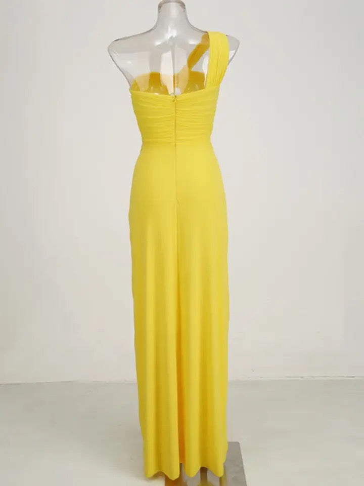 High Split Hollow Out Evening Dress
