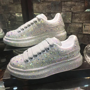 Platform Rhinestones Sneakers