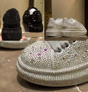 Platform Rhinestones Sneakers