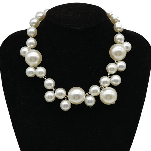 Beads Pearl Collarbone Choker