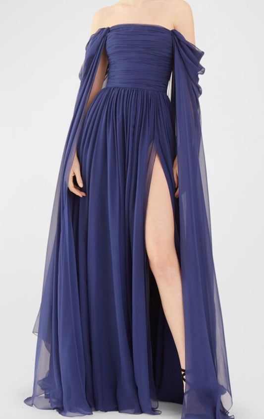 Off Shoulder Draped Dress