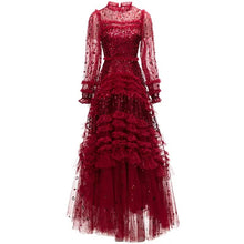 Charger l&#39;image dans la galerie, Tulle Mesh Sequins Dress