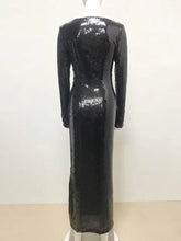 Cargar imagen en el visor de la galería, Sequin Celebrity Evening Dress