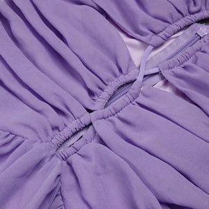 Purple Spaghetti Strap Sundress