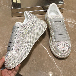 Platform Rhinestones Sneakers