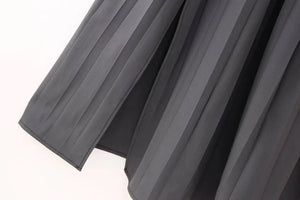 Pleated Sling Sleeveless Slim Long Dress