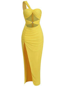 High Split Hollow Out Evening Dress