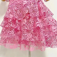 Load image into Gallery viewer, Lace Tiered Ruffle Dress