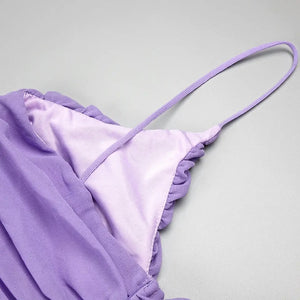 Purple Spaghetti Strap Sundress