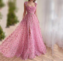 Carregar imagem no visualizador da galeria, Summer Flowers Prom Gown