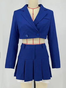 Blazer Skirt Matching Set