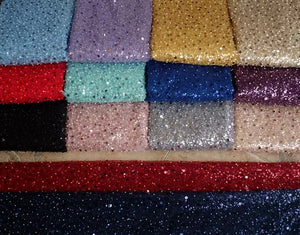 Beaded Sequins Tulle Fabric